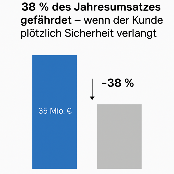 Umsatzrückgang durch Sicherheitsanforderung